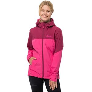 Jack Wolfskin Women's Weiltal 2L JKT W Weatherproof Jacket, Cameo Pink, XS Jack Wolfskin Women's Weiltal 2L JKT W Weatherproof Jacket, Cameo Pink, XS