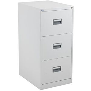 Office Hippo Heavy Duty Steel Filing Cabinet, 3 Drawer Filing Cabinet, Fully Welded Construction with 40kg Drawer Tolerance, Lockable Office Storage, 7 Year Guarantee, White Office Hippo Heavy Duty Steel Filing Cabinet, 3 Drawer Filing Cabinet, Fully Welded Construction with 40kg Drawer Tolerance, Lockable Office Storage, 7 Year Guarantee, White