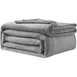 Good Nite Fleece Blanket Fluffy Blankets 150x200cm Throws For Sofas Soft Large Blankets and Throws for Adults Warm Machine Washable (Grey, Double) Good Nite Fleece Blanket Fluffy Blankets 150x200cm Throws For Sofas Soft Large Blankets and Throws for Adults Warm Machine Washable (Grey, Double)
