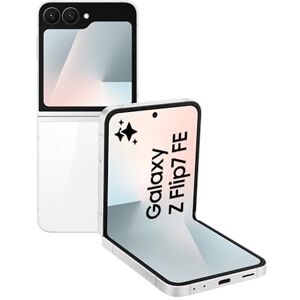 SAMSUNG Galaxy Z Flip7 FE AI Phone, Foldable Design, Wide Cover Screen, 50 MP Camera, Smooth Processor, 128GB Storage, 8 GB Memory, White, 3 Year Extended Warranty (UK Version) SAMSUNG Galaxy Z Flip7 FE AI Phone, Foldable Design, Wide Cover Screen, 50 MP Camera, Smooth Processor, 128GB Storage, 8 GB Memory, White, 3 Year Extended Warranty (UK Version)