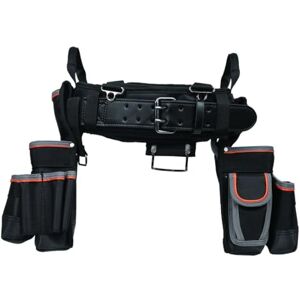 KLEIN TOOLS 55428 Tradesman Pro Electrician's Padded Tool Belt and Tool Pouch Combo for Long-wear Comfort and Durability Size Large KLEIN TOOLS 55428 Tradesman Pro Electrician's Padded Tool Belt and Tool Pouch Combo for Long-wear Comfort and Durability Size Large