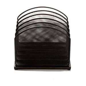 Mind Reader Mail Sorter, Office, Metal Mesh, 11.5" L x 12.5" W x 8.5" H, Black Mind Reader Mail Sorter, Office, Metal Mesh, 11.5" L x 12.5" W x 8.5" H, Black