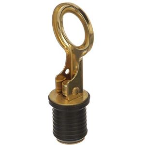 attwood 7524A7 Snap-Handle Drain Plug, For 1-Inch-Diameter Drains, Locks in Place, Brass Handle, Rubber Plug attwood 7524A7 Snap-Handle Drain Plug, For 1-Inch-Diameter Drains, Locks in Place, Brass Handle, Rubber Plug