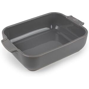 PEUGEOT Rectangular Ceramic Baking Dish 25 cm (including handles) x 15.5 cm x 5.5 cm Capacity: 1.4 L 2-3 Servings 10 Year Guarantee Made In France Light Grey Colour PEUGEOT Rectangular Ceramic Baking Dish 25 cm (including handles) x 15.5 cm x 5.5 cm Capacity: 1.4 L 2-3 Servings 10 Year Guarantee Made In France Light Grey Colour