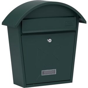 Burg-Wächter Burg-Wachter MB06G Classic 2 Wall Mounted Galvanised Steel Lockable Weatherproof Post Box Matt Green 36x38x13cm Burg-Wächter Burg-Wachter MB06G Classic 2 Wall Mounted Galvanised Steel Lockable Weatherproof Post Box Matt Green 36x38x13cm