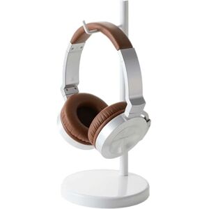 YAMAZAKI 2291 BAUTES Headphone Stand Round, white, Steel, Minimalist, 13 x 13 x 28 cm YAMAZAKI 2291 BAUTES Headphone Stand Round, white, Steel, Minimalist, 13 x 13 x 28 cm