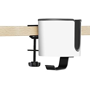 Gunking Luxury 2-in-1 Anti-Spill Cup Holder with Under Desk Headphone Hanger (White) Gunking Luxury 2-in-1 Anti-Spill Cup Holder with Under Desk Headphone Hanger (White)