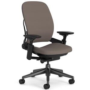 Steelcase Leap Ergonomic Office Chair With LiveBack Lumbar Support And S-Shaped Flexible Backrest Mocca; Made in Europe Steelcase Leap Ergonomic Office Chair With LiveBack Lumbar Support And S-Shaped Flexible Backrest Mocca; Made in Europe