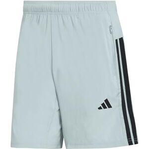 adidas Men's Workout Essentials Base 3 Stripes Woven Short, Wonder Sage/Black, XXL 9 inch adidas Men's Workout Essentials Base 3 Stripes Woven Short, Wonder Sage/Black, XXL 9 inch