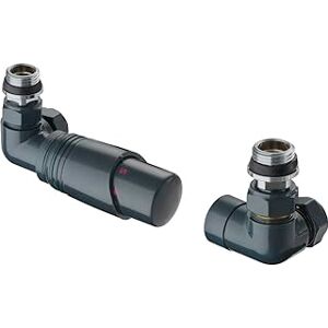 Terma Radiator Valves, Anthracite Terma Radiator Valves, Anthracite