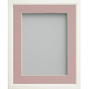 Frame Company Drayton Range White 12x10 inch Picture Photo Frame with Pink Mount for Image 10x8 inch * Choice of Sizes* Frame Company Drayton Range White 12x10 inch Picture Photo Frame with Pink Mount for Image 10x8 inch * Choice of Sizes*