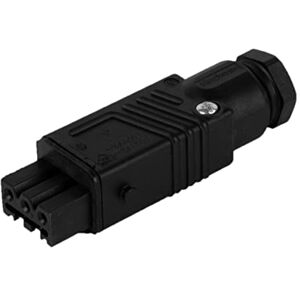 Schellenberg 17146 STAK3 Roman Outdoor Blinds, Without Cable, Connection Coupling for The Raffstore Plus or Awning Motors with STAS3 Plug, Black, ohne Kabel Schellenberg 17146 STAK3 Roman Outdoor Blinds, Without Cable, Connection Coupling for The Raffstore Plus or Awning Motors with STAS3 Plug, Black, ohne Kabel