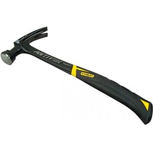 Stanley FMHT1-51278 20oz Fatmax Antivibe Steel Hammer-Rip Claw, Black/Yellow, 570g Stanley FMHT1-51278 20oz Fatmax Antivibe Steel Hammer-Rip Claw, Black/Yellow, 570g