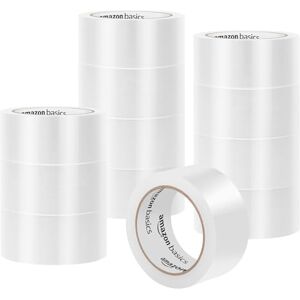 Amazon Basics Packaging Tape for Shipping, Moving and Storing, 12-Pack, Translucent, 10.4 cm x 10.4 cm x 4.8 cm Amazon Basics Packaging Tape for Shipping, Moving and Storing, 12-Pack, Translucent, 10.4 cm x 10.4 cm x 4.8 cm
