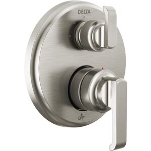 Delta T24889-SS-PR Tetra Diverter Trim, Lumicoat Stainless, 6.75 x 3.38 x 6.75 inches Delta T24889-SS-PR Tetra Diverter Trim, Lumicoat Stainless, 6.75 x 3.38 x 6.75 inches