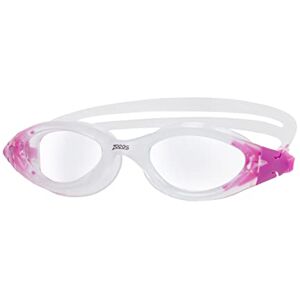 Zoggs Panorama Swim Goggles with Clear Lenses (Clear/Purple) Anti-Fog, UV Protection, Quick Adjust Strap, Wide Vision Adult Swimming Goggles Zoggs Panorama Swim Goggles with Clear Lenses (Clear/Purple) Anti-Fog, UV Protection, Quick Adjust Strap, Wide Vision Adult Swimming Goggles
