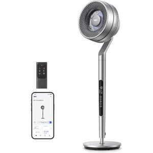 Dreo Pedestal Fan with Smart Control, 40-44" Adjustable Height, DC Quiet Fans for Bedroom, 120°+85° Omni-Directional Oscillating Fan, 100ft Airflow, 10 Speeds, 6 Modes, 12H Timer, 23db, Wi-Fi/Voice Dreo Pedestal Fan with Smart Control, 40-44" Adjustable Height, DC Quiet Fans for Bedroom, 120°+85° Omni-Directional Oscillating Fan, 100ft Airflow, 10 Speeds, 6 Modes, 12H Timer, 23db, Wi-Fi/Voice