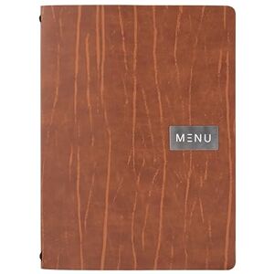 Securit 100% Leather menu Card Ruga Colour RAW line A4 Format 1 Insert Included (4 Views) Securit 100% Leather menu Card Ruga Colour RAW line A4 Format 1 Insert Included (4 Views)