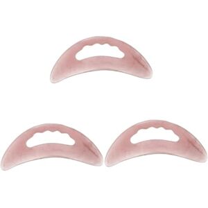 esmen Face Scraping 1/2/3pcs Pink Neck Scraping Piece Natural Resin Beeswax Face Scraping Massager Massaging Leg Face for Scraper Point Neck Relief Massage Tool esmen Face Scraping 1/2/3pcs Pink Neck Scraping Piece Natural Resin Beeswax Face Scraping Massager Massaging Leg Face for Scraper Point Neck Relief Massage Tool