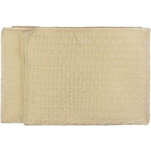 Paoletti Henley Bedspread – Luxury Cross Stitch Cotton Blend Quilted Throw (Champagne 235x235cm) Paoletti Henley Bedspread – Luxury Cross Stitch Cotton Blend Quilted Throw (Champagne 235x235cm)