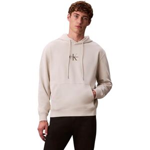 Calvin Klein Men's LS EU 350TERRY MICRO MONOLOGO HO LV04RD243G67U003 Sweatshirts, WHITE, M Calvin Klein Men's LS EU 350TERRY MICRO MONOLOGO HO LV04RD243G67U003 Sweatshirts, WHITE, M