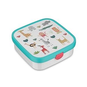 Mepal Bento Lunch Box Large Campus Bento Lunch Box for Children Includes 2 removable Leakproof Bento Boxes and Fork Bento Boxes are Microwave Safe 2x 200 + 1250 ml Animal Friends Mepal Bento Lunch Box Large Campus Bento Lunch Box for Children Includes 2 removable Leakproof Bento Boxes and Fork Bento Boxes are Microwave Safe 2x 200 + 1250 ml Animal Friends