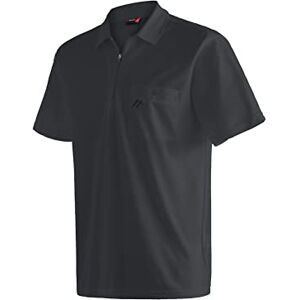 maier sports Men's Arwin 2.0 Polo Shirt Black maier sports Men's Arwin 2.0 Polo Shirt Black