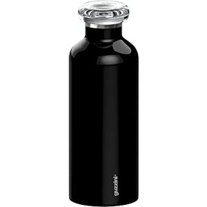 Guzzini 8008392310204 Energy Bottles, PCTA PP Stainless Steel, 500 milliliters, Black Guzzini 8008392310204 Energy Bottles, PCTA PP Stainless Steel, 500 milliliters, Black