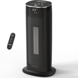 Vivo Technologies 17 Inch Electric Heater 2000W Energy Efficient Space Heater with Thermostat Remote Control 75° Oscillating Portable Heater 3-Mode Tip-over & Overheat Protection Ceramic Fan Heater for Home Black Vivo Technologies 17 Inch Electric Heater 2000W Energy Efficient Space Heater with Thermostat Remote Control 75° Oscillating Portable Heater 3-Mode Tip-over & Overheat Protection Ceramic Fan Heater for Home Black