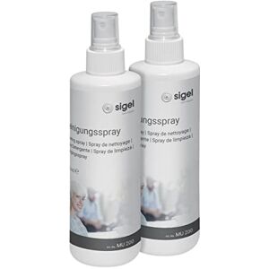 Sigel MU201 Cleaning Pump Spray for WhiteBoards, 2 x 250 ml Sigel MU201 Cleaning Pump Spray for WhiteBoards, 2 x 250 ml