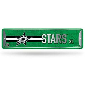 Rico Industries NHL Hockey Dallas Stars Metal Street Sign 4" x 15" Home Décor Bedroom Office Man Cave Rico Industries NHL Hockey Dallas Stars Metal Street Sign 4" x 15" Home Décor Bedroom Office Man Cave