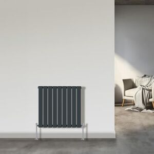 NRG 600x612mm Horizontal Designer Radiator Single Column Flat Panel Central Heating Rads Anthracite NRG 600x612mm Horizontal Designer Radiator Single Column Flat Panel Central Heating Rads Anthracite