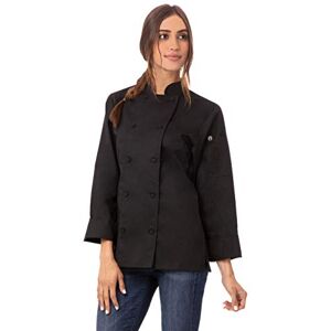 Chef Works Women's Sofia Chef Coat Jackets, Black, X-Small Chef Works Women's Sofia Chef Coat Jackets, Black, X-Small