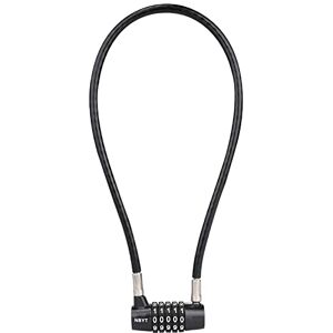 NBYT 5-digit Cable Wire Combination Padlock 22" Length Approx. 5/16" Diameter, Reset Code for Cabinet Door Handles, Bikes, Gates, Gyms, Schools, Sheds, Lockers, Helmets, Pet Doors Padlock NBYT 5-digit Cable Wire Combination Padlock 22" Length Approx. 5/16" Diameter, Reset Code for Cabinet Door Handles, Bikes, Gates, Gyms, Schools, Sheds, Lockers, Helmets, Pet Doors Padlock