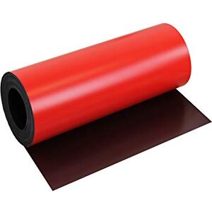FIRST4MAGNETS MagFlex® Flexible Matt Red Magnetic Sheet for Creating Magnetic Pictures, Artwork, Signs or Displays 300mm Wide 1m Length FIRST4MAGNETS MagFlex® Flexible Matt Red Magnetic Sheet for Creating Magnetic Pictures, Artwork, Signs or Displays 300mm Wide 1m Length