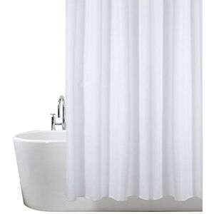 ANSIO Shower Curtain for Bathroom Mould and Mildew Resistant Solid White, 180 x 180 cm (71 x 71 Inch) Pack of 2 Water Repellent Fabric 100% Polyester ANSIO Shower Curtain for Bathroom Mould and Mildew Resistant Solid White, 180 x 180 cm (71 x 71 Inch) Pack of 2 Water Repellent Fabric 100% Polyester