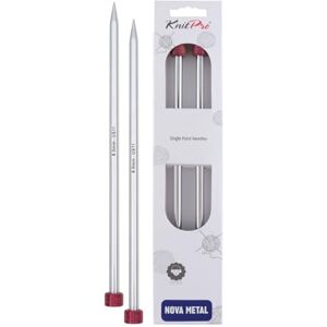 KNITPRO Nova Single Pointed Needles 16" (40cm) 8.00mm KNITPRO Nova Single Pointed Needles 16" (40cm) 8.00mm