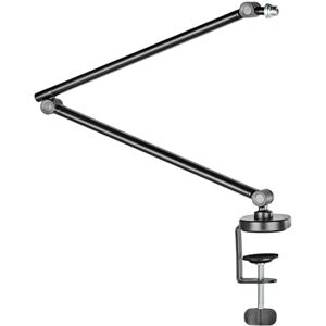 Citronic Professional Desk Mount Microphone Boom Arm Low Profile Mic Stand with 180° Swivel, Cable Management, 3/8" to 5/8" Adapter Podcasting, Gaming, Studio, and Live Streaming Citronic Professional Desk Mount Microphone Boom Arm Low Profile Mic Stand with 180° Swivel, Cable Management, 3/8" to 5/8" Adapter Podcasting, Gaming, Studio, and Live Streaming