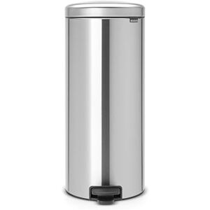 Brabantia NewIcon Pedal Bin 30 L (Matt Steel) Soft-Closure Kitchen Rubbish Bin with Removable Inner Bucket + Free Bin Bags Brabantia NewIcon Pedal Bin 30 L (Matt Steel) Soft-Closure Kitchen Rubbish Bin with Removable Inner Bucket + Free Bin Bags