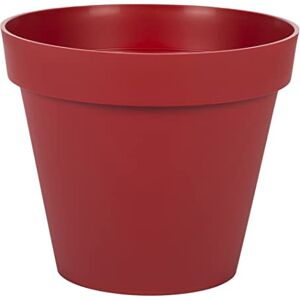 EDA Round Tuscany Flower Pot Diameter 25 cm Volume 6 L Diameter 25 x H 21 cm Ruby Red EDA Round Tuscany Flower Pot Diameter 25 cm Volume 6 L Diameter 25 x H 21 cm Ruby Red