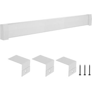 VEVOR Baseboard Heater Covers, Premium Series 1832 mm Standard Electric Heating Unit Front Cover for Home Improvement, Heavy-duty Steel, Easy Installation for Bedroom Replacing Old Cover, White VEVOR Baseboard Heater Covers, Premium Series 1832 mm Standard Electric Heating Unit Front Cover for Home Improvement, Heavy-duty Steel, Easy Installation for Bedroom Replacing Old Cover, White