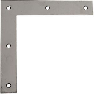 Alberts 851873 Corner Brackets Stainless Steel 120 x 120 x 20 mm Set of 10 Alberts 851873 Corner Brackets Stainless Steel 120 x 120 x 20 mm Set of 10