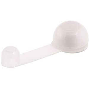 WOLFPACK LINEA PROFESIONAL 5320303 Adhesive Door Stop with Transparent Retainer, White, 18 x 10 x 3 cm WOLFPACK LINEA PROFESIONAL 5320303 Adhesive Door Stop with Transparent Retainer, White, 18 x 10 x 3 cm