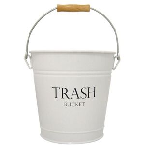 InterDesign iDesign Pail Rubbish Bin White InterDesign iDesign Pail Rubbish Bin White