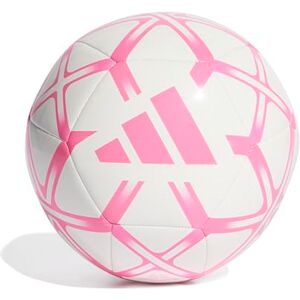 adidas Unisex Starlancer Club Ball, white/solar pink, 4 adidas Unisex Starlancer Club Ball, white/solar pink, 4