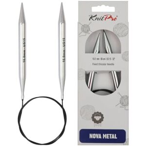 KNITPRO Nova Fixed Circular Needles 60" (150cm) 10.00mm KNITPRO Nova Fixed Circular Needles 60" (150cm) 10.00mm