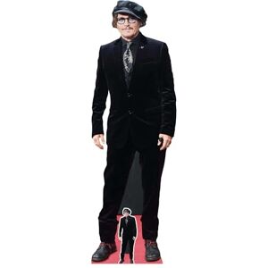 STAR CUTOUTS CS1218 Johnny Depp Black Suit Lifesize Cardboard Cutout 179 cm – Celebrity Party Standee for Events & Film Fans STAR CUTOUTS CS1218 Johnny Depp Black Suit Lifesize Cardboard Cutout 179 cm – Celebrity Party Standee for Events & Film Fans