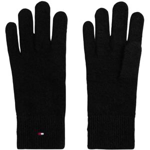 Tommy Hilfiger Women's TH FLAG FLUFFY KNIT GLOVES AW0AW17797, Black, One Size Tommy Hilfiger Women's TH FLAG FLUFFY KNIT GLOVES AW0AW17797, Black, One Size