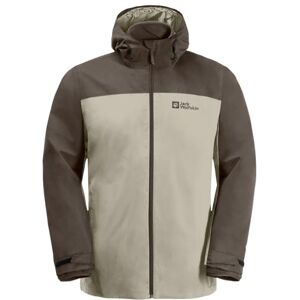 Jack Wolfskin Men's Taubenberg 3-in-1 JKT M Jacket, Seal, S Jack Wolfskin Men's Taubenberg 3-in-1 JKT M Jacket, Seal, S