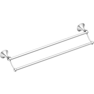 Moen DN7722CH Lounge 24-Inch Bathroom Double Towel Bar, Chrome Moen DN7722CH Lounge 24-Inch Bathroom Double Towel Bar, Chrome